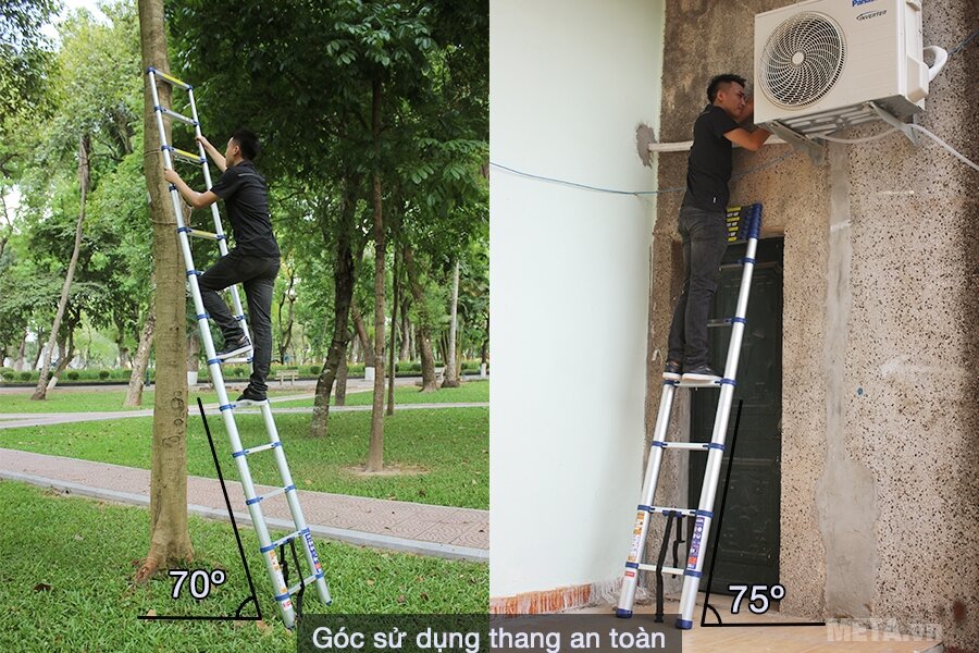 Thang nhôm rút đơn Nikawa NK-44