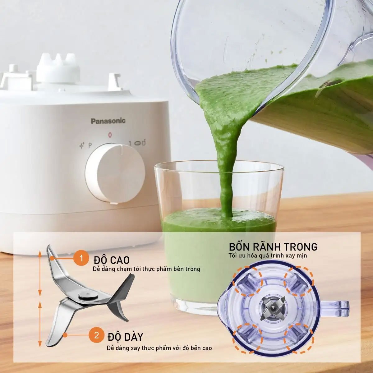 Máy xay sinh tố 2 cối