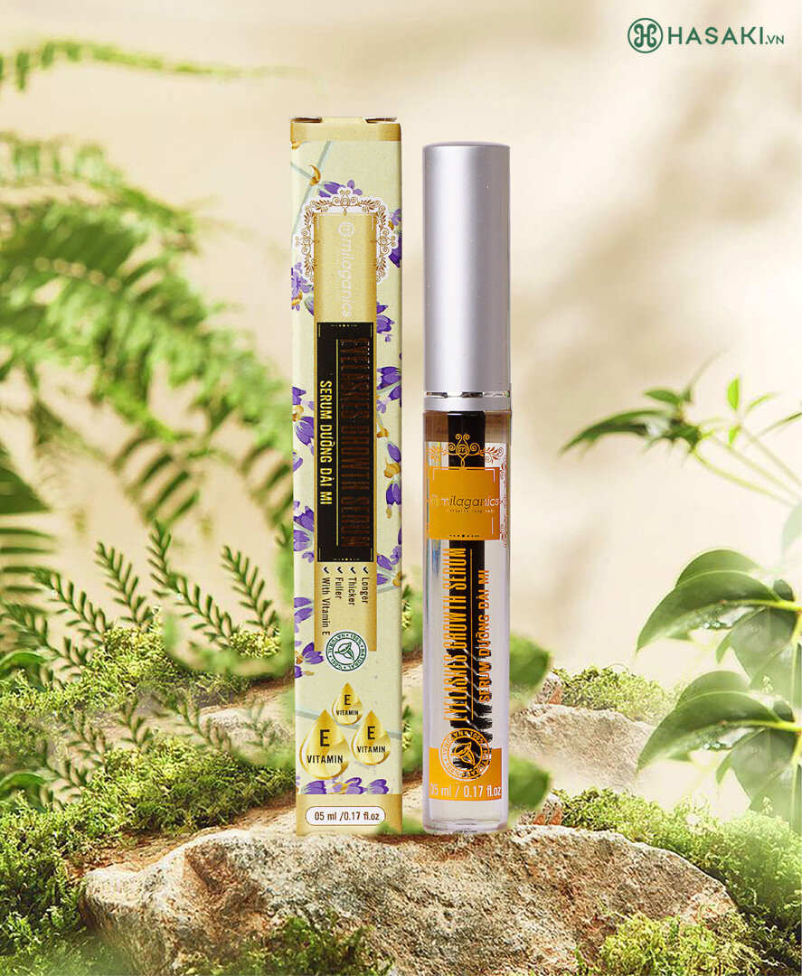 Mua Serum Dưỡng Dài Mi Milaganics Dầu Dừa, Argan & Olive 5ml tại Hasaki Serum Dưỡng Dài Mi Milaganics Dầu Dừa, Argan & Olive 5ml