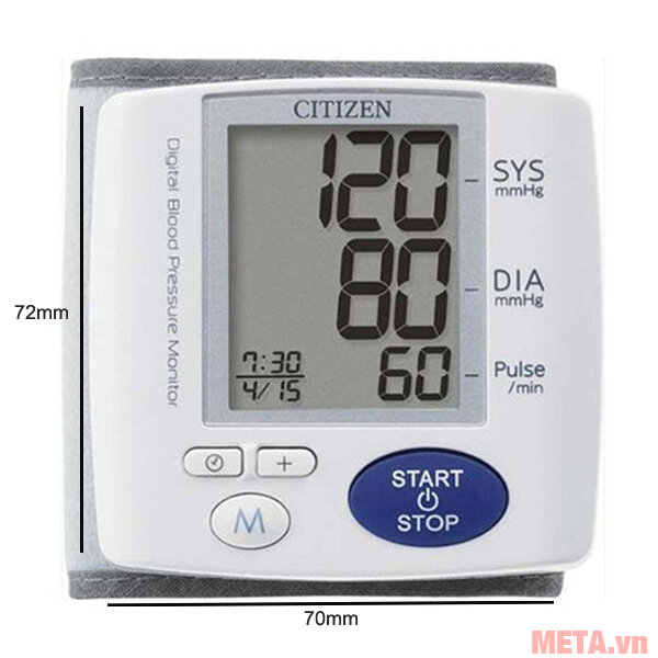 Máy đo huyết áp điện tử cổ tay CH-617