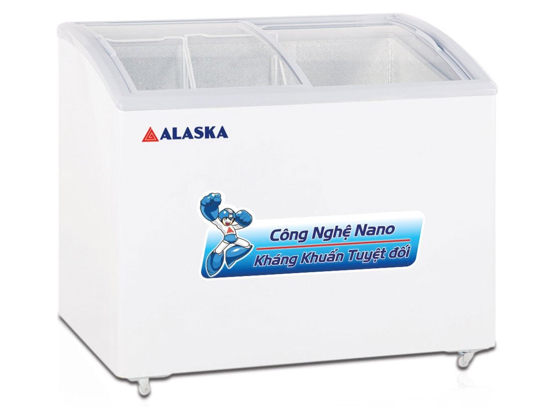 Tủ đông nắp kính cong Alaska KC-210 Tủ đông nắp kính cong Alaska KC-210