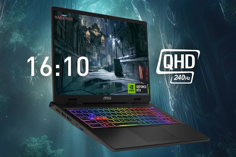 MSI Sword 16 HX B14VFKG-460VN màn hình 16 inch với độ phân giải QHD+
