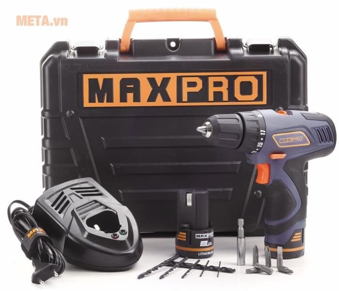 Máy khoan pin Maxpro MPCD12VDQFLi/2 12V