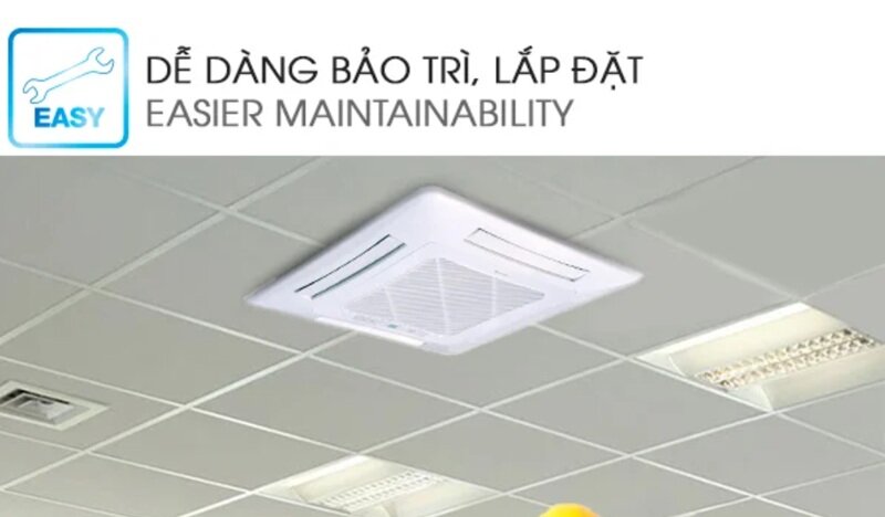 Điều Hòa Âm Trần Sharp 36000 BTU 1 Chiều GX-A36UCW Gas R-410A 