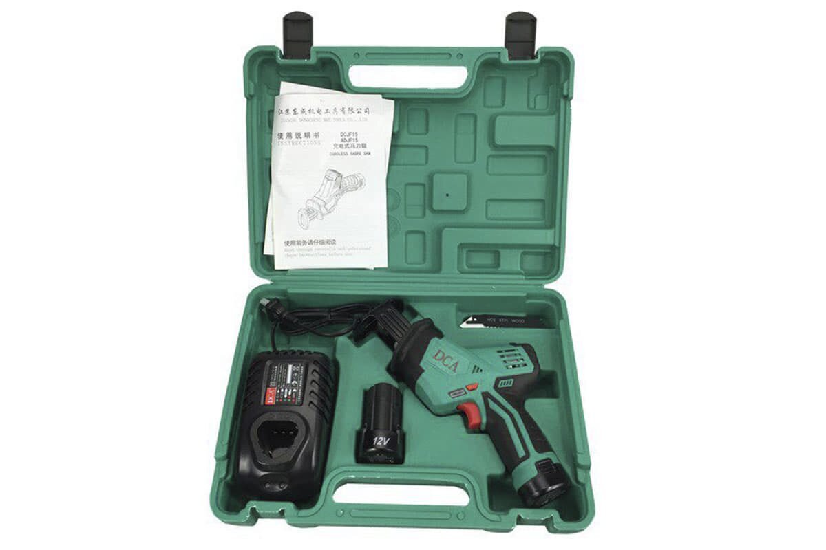 Máy cưa kiếm lưỡi cong pin 12V DCA ADJF15EK