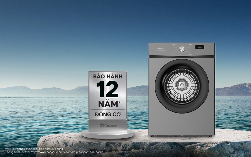 Máy sấy Casper 9kg TD-E9VG1 6 Máy sấy Casper 9kg TD-E9VG1