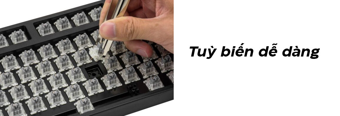 Bàn phím cơ IKBC CD87HR Dolch Silver sw 5