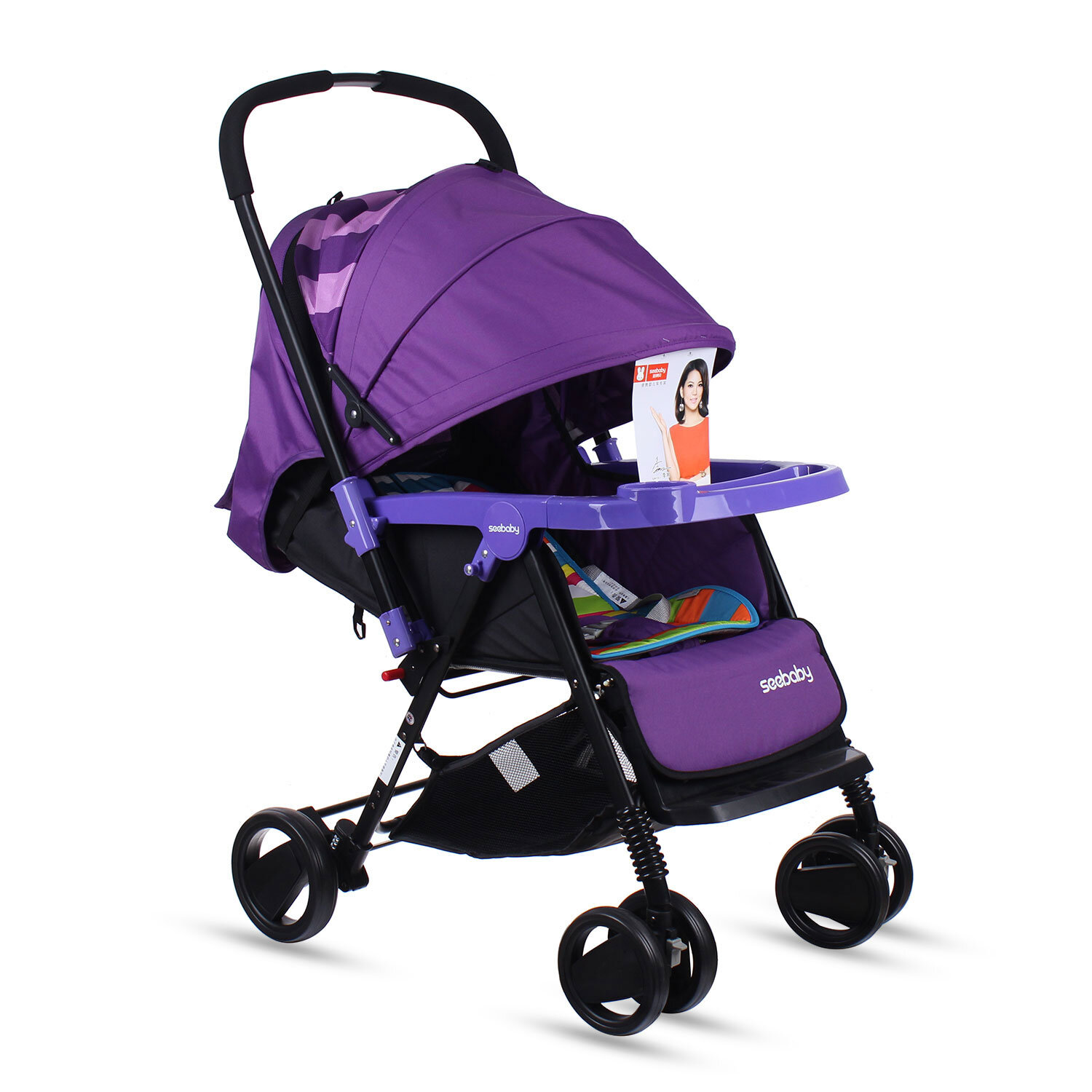  Xe đẩy Seebaby T11A màu xanh