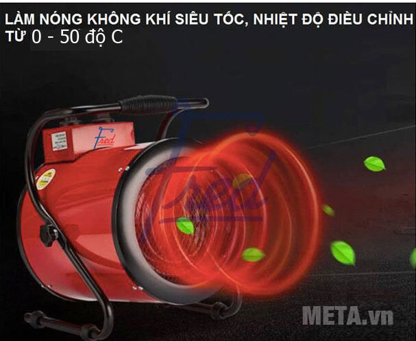 Máy sấy gió nóng Fred FR-C15/3 Máy sấy gió nóng Fred FR-C15/3