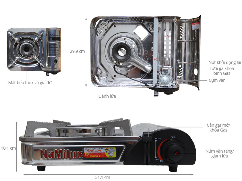Bếp gas Namilux NH-021AS Bếp gas Namilux NH-021AS