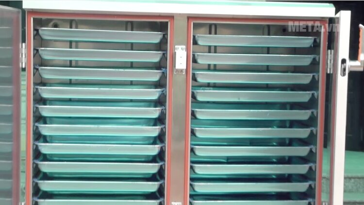 Tủ nấu cơm công nghiệp 24 khay dùng gas