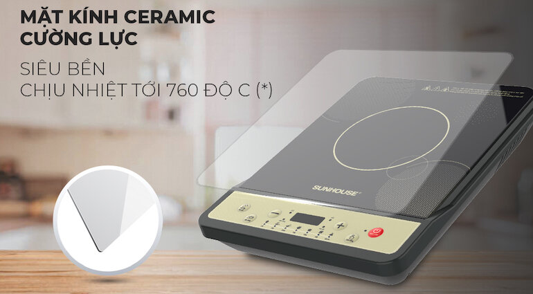 Bếp từ dương 1 vùng nấu Sunhouse SHD6158