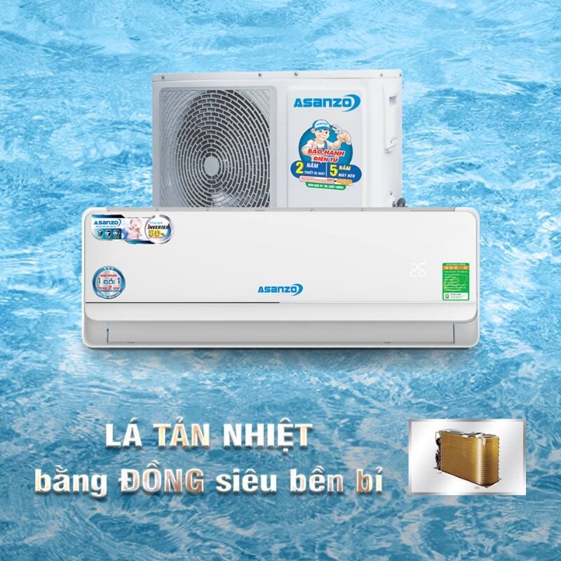 Điều hòa Asanzo 18000 BTU 1 chiều S18A