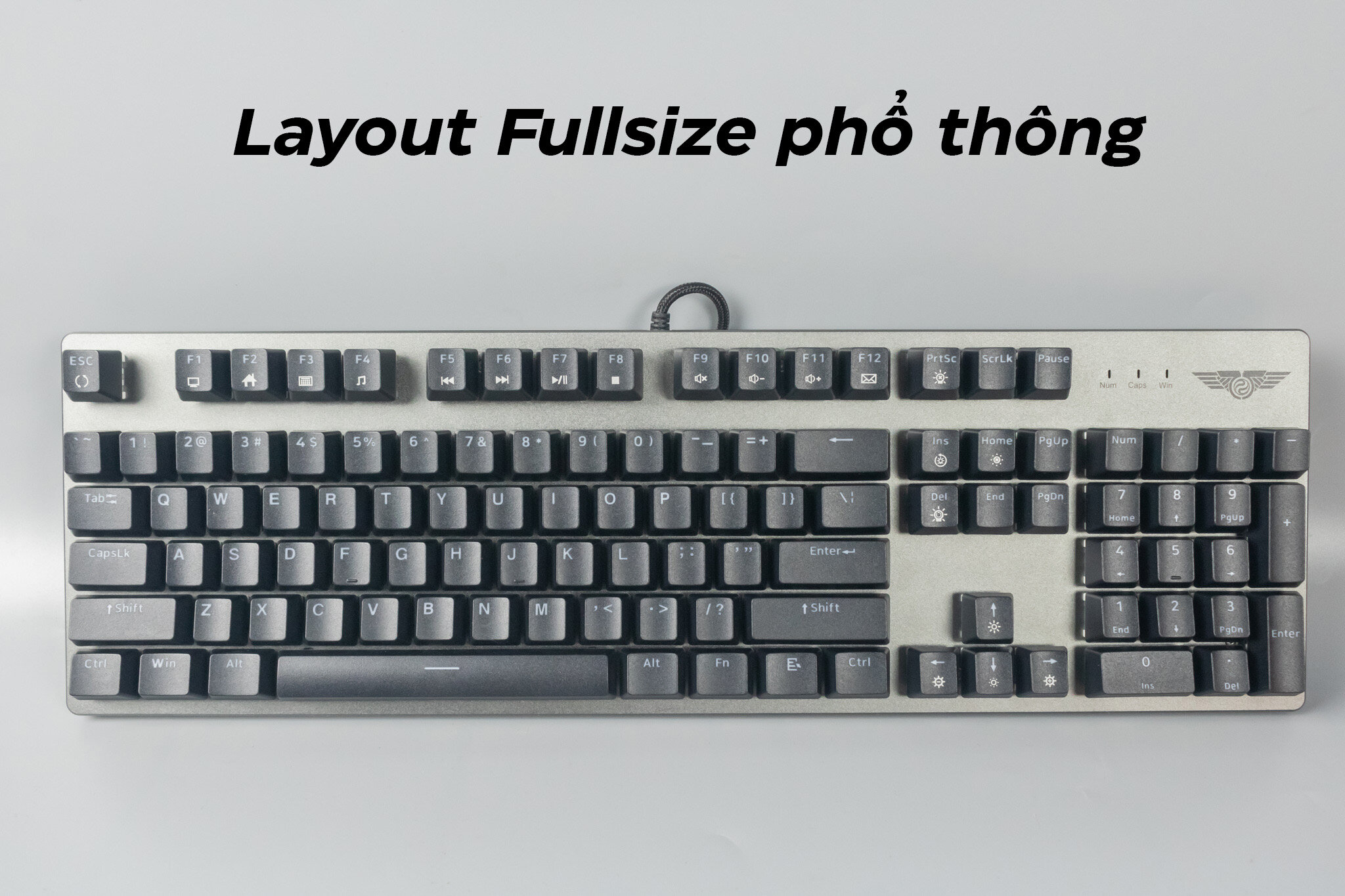 Bàn phím cơ Newmen GE369R Red switch (USB/Hot swap/Led RGB) 2