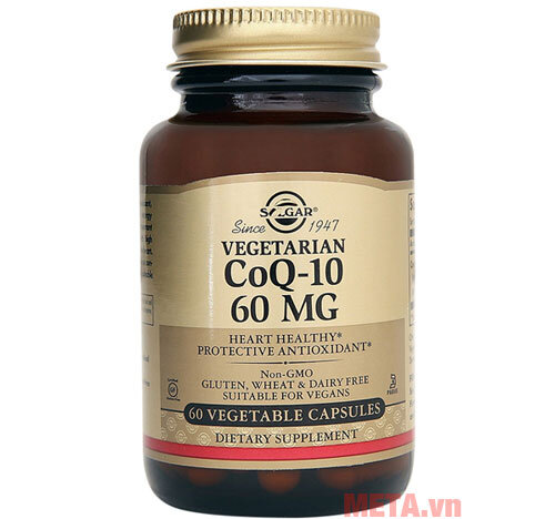 Thực phẩm bảo vệ sức khỏe Vegetarian CoQ-10 60 MG Solgar (60 viên) Thực phẩm bảo vệ sức khỏe Vegetarian CoQ-10 60 MG Solgar (60 viên)