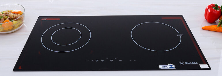 Tính năng an toàn của bếp từ hồng ngoại âm 2 vùng nấu Malloca MH-02IR