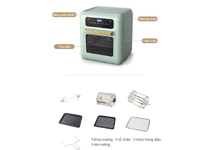 Nồi chiên không dầu Bear QZG- A15V1 