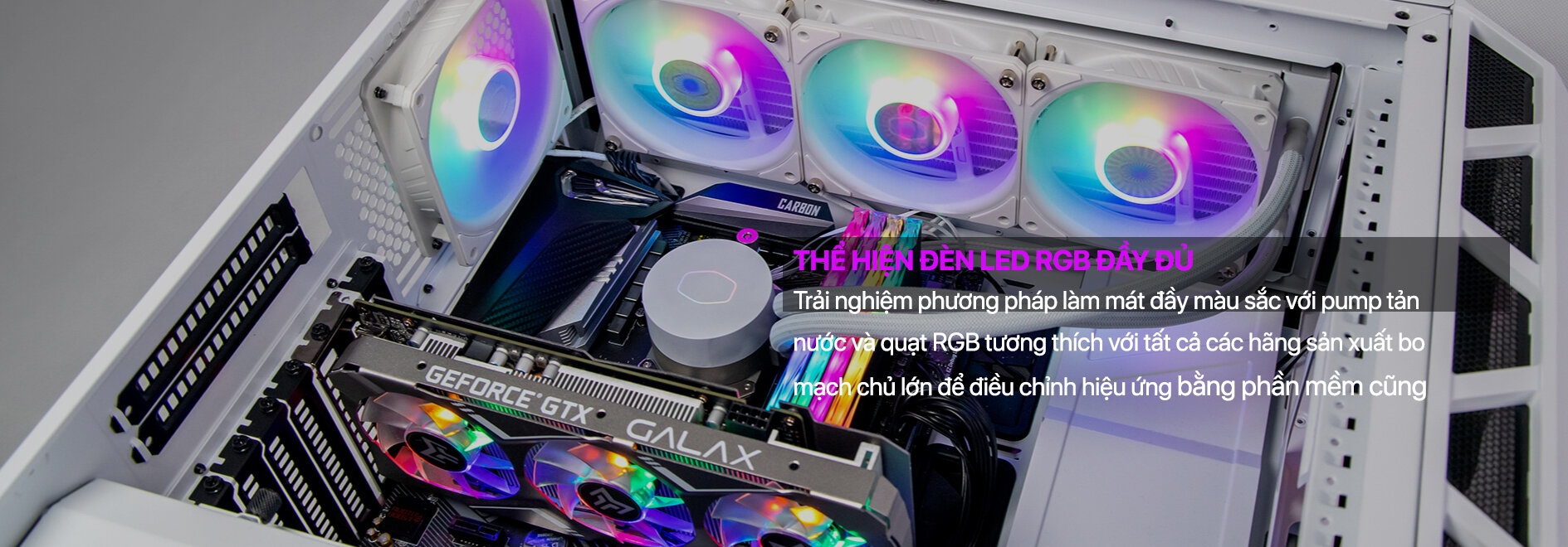 Tản nhiệt nước CPU Cooler Master MasterLiquid ML360L ARGB V2 White Edition (Kèm sẵn Backplate 1700)