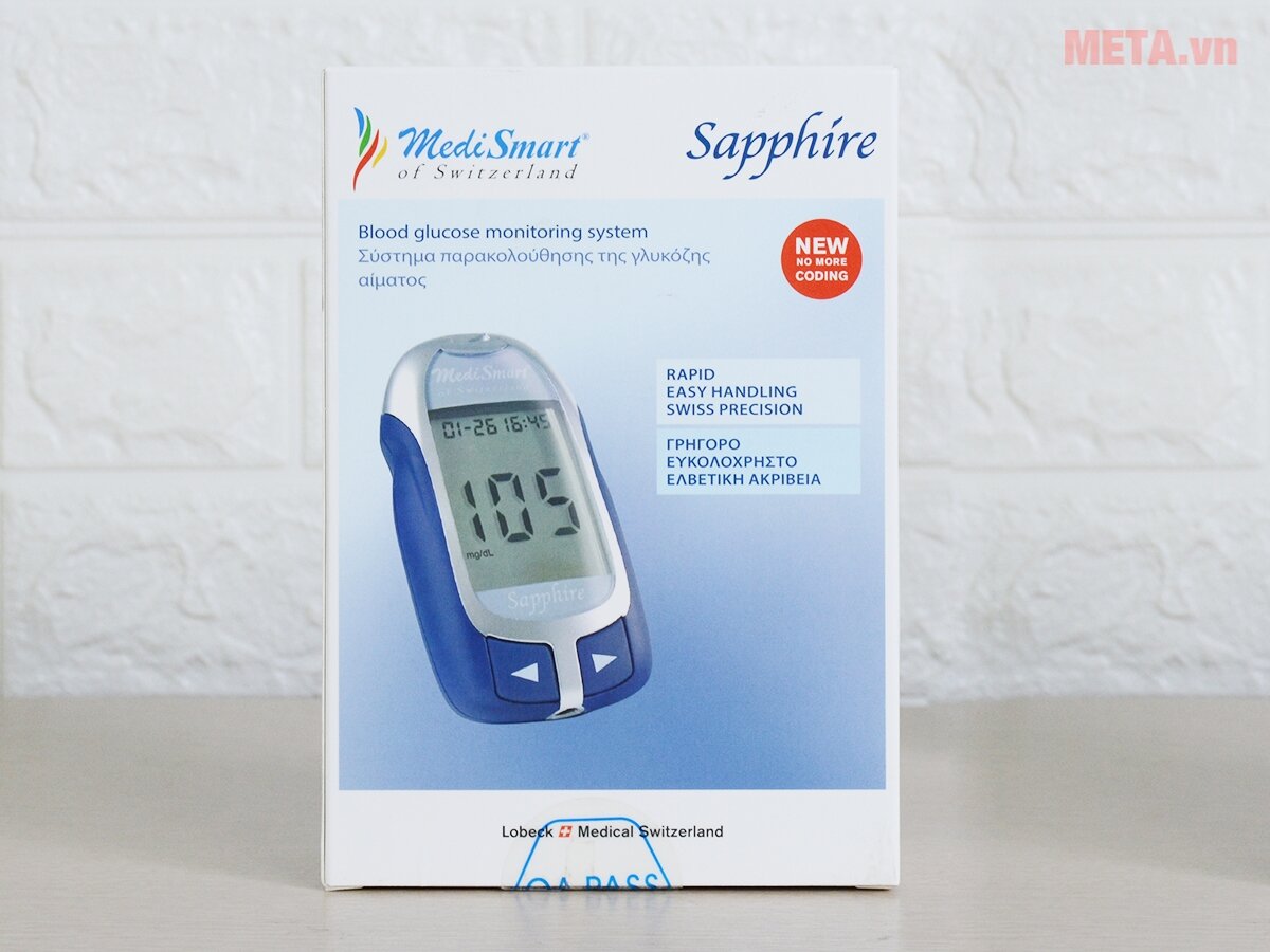 Máy đo đường huyết MediSmart Sapphire