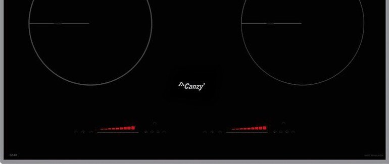 Bếp từ Canzy CZ-I889 gồm 2 vùng nấu riêng biệt