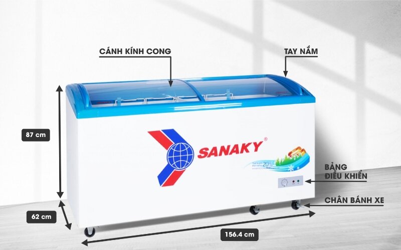 Tủ đông Sanaky 1 ngăn 450 lít VH-6899K