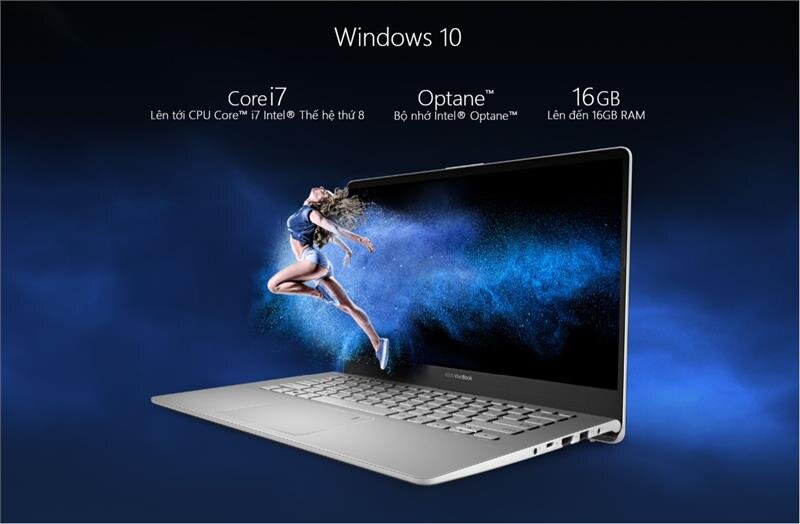 Laptop ASUS S430FA-EB069T VANG W10 /i3-8145U /4G /1T /14.0FHD