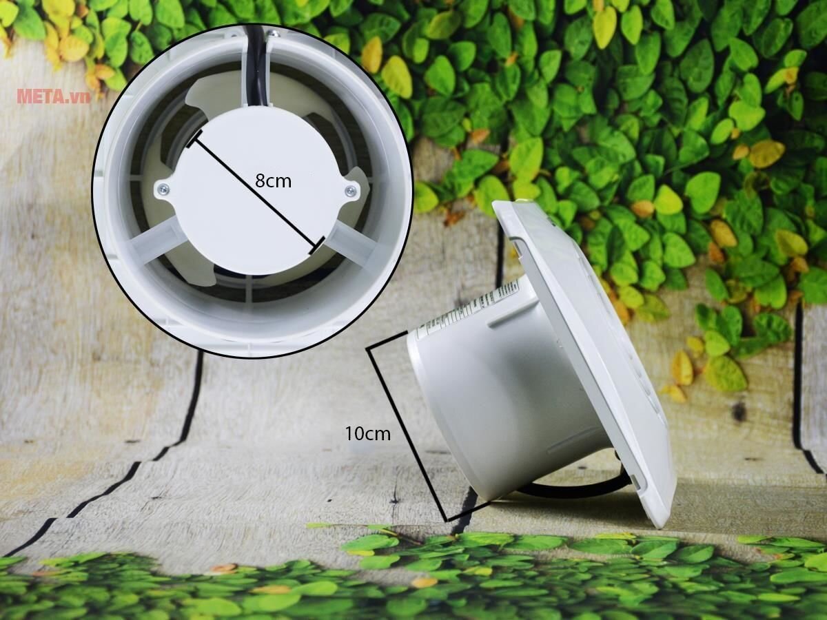 Quạt thông gió âm tường Whifa VNB-10CK (3.5 inch)