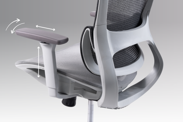 Ghế công thái học GAMI Focus V2 Grey (Full lưới) 5