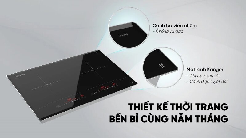 Bếp từ đôi Livotec LID-888 