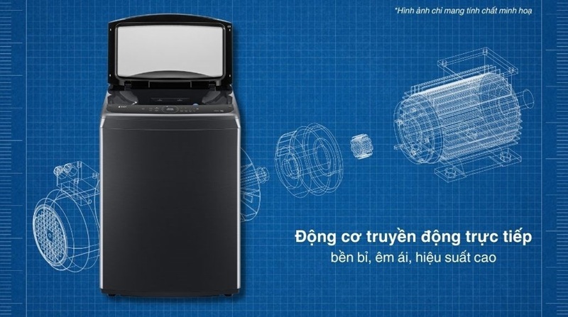 Máy giặt LG AI DD Inverter 25 kg TV2725SV9J 6 Máy giặt LG inverter 25kg TV2725SV9J inverter