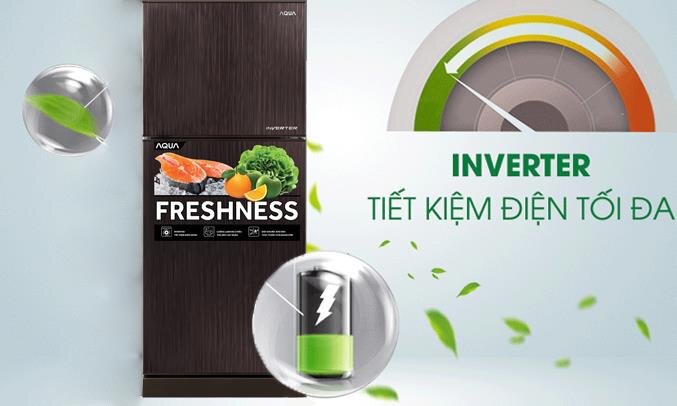 TỦ LẠNH AQUA AQR-I190DN 180L Inverter TỦ LẠNH AQUA AQR-I190DN 180L Inverter