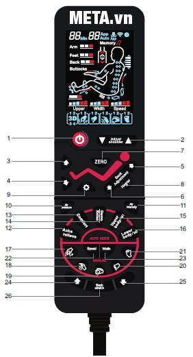 Ghế massage toàn thân Maxcare Max-686 Plus