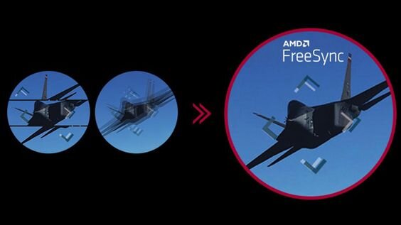 Dấu ấn của AMD FreeSync và Dynamic Action Sync 