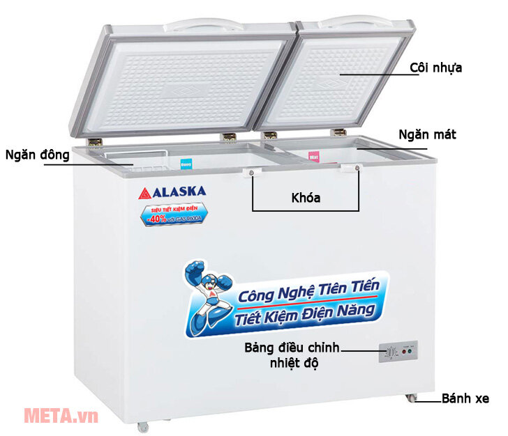 Tủ đông Alaska BCD-3571 (350 lít)