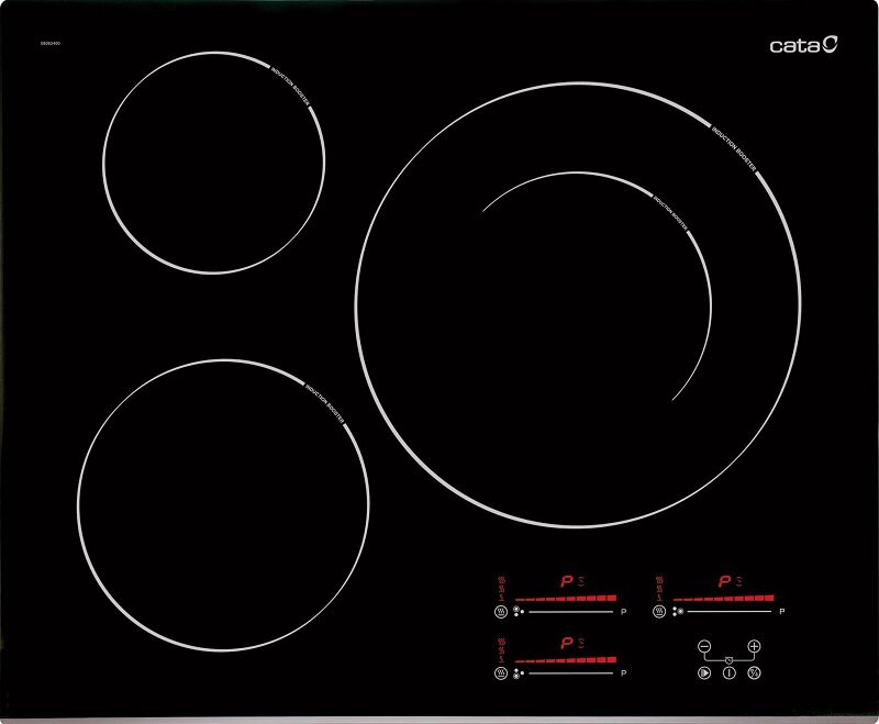 Bếp từ âm 3 vùng nấu Cata INSB 6032