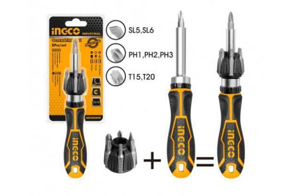 Bộ 8 tua vít INGCO AKISD0808