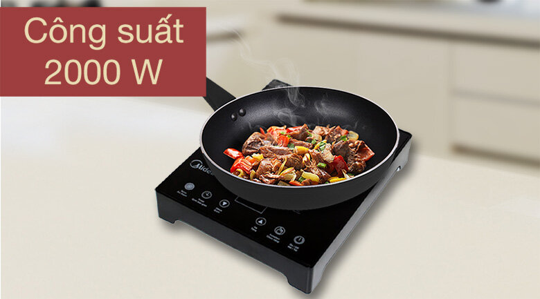 Bếp hồng ngoại Midea MIR-T2013DA Bếp hồng ngoại Midea MIR-T2013DA