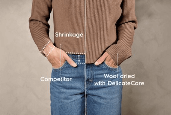 Máy sấy bơm nhiệt Electrolux UltimateCare 9kg EDH903R7WC được ứng dụng công nghệ sấy nâng niu DelicateCare Máy sấy bơm nhiệt Electrolux UltimateCare 9kg EDH903R7WC được ứng dụng công nghệ sấy nâng niu DelicateCare