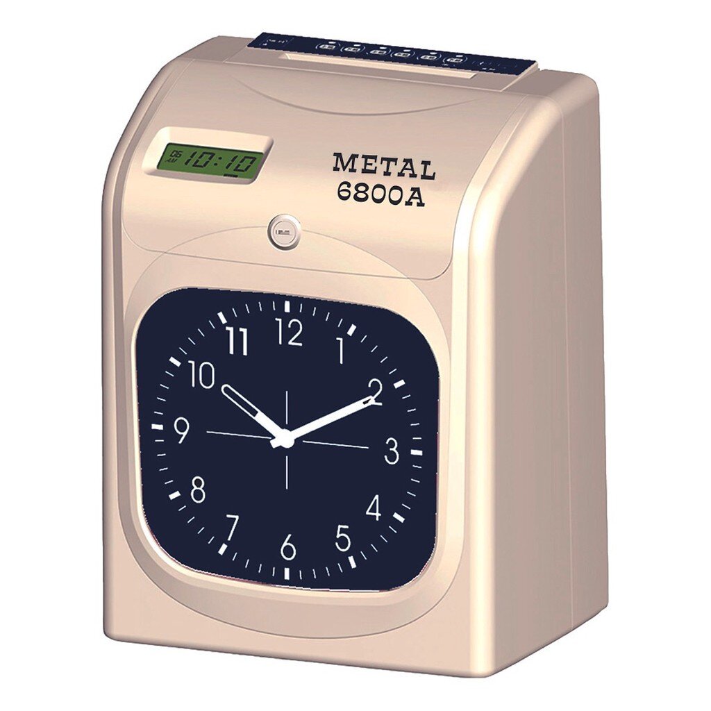 Máy chấm công thẻ giấy Metal 6800A