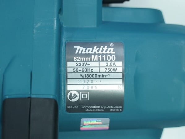 Thông số của máy bào điện Máy bào gỗ Makita M1100B