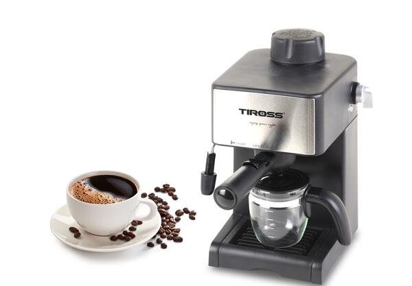 Máy pha cà phê Espresso Tiross TS-621 Máy pha cà phê Espresso Tiross TS-621
