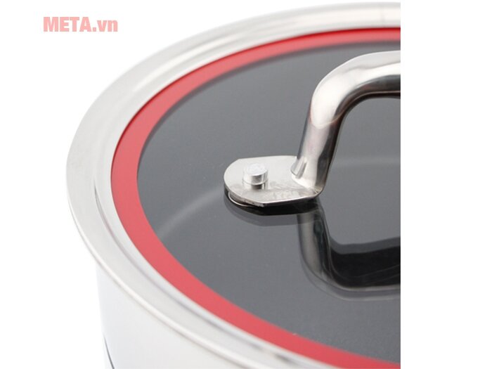 Chảo chống dính inox 304 có vung kính Elmich Praha EL3247 20cm Chảo chống dính inox 304 có vung kính Elmich Praha EL3247 20cm