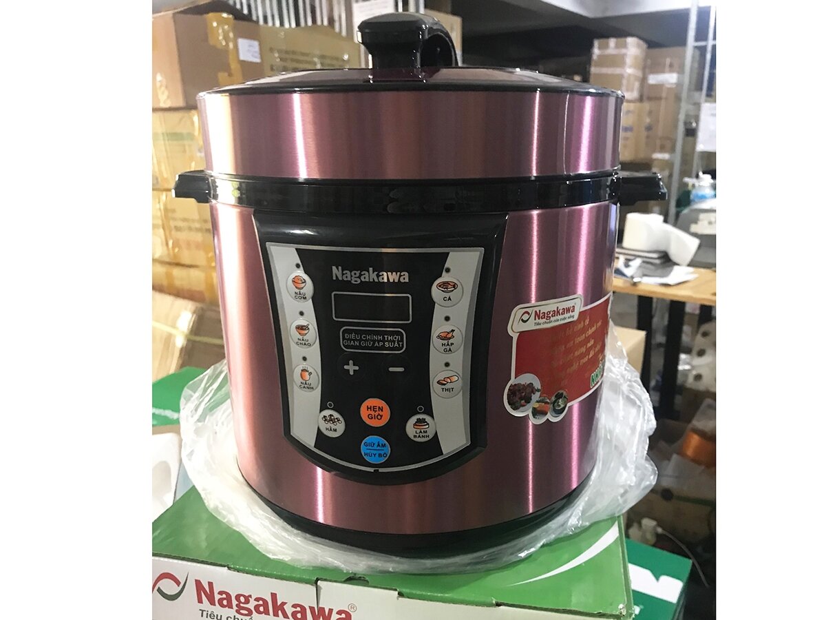 Nồi áp suất đa năng Nagakawa NAG0202 Nồi áp suất đa năng Nagakawa NAG0202