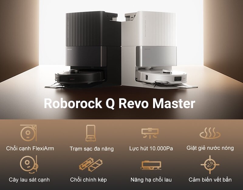 Robot hút bụi lau nhà Roborock Q Revo Master