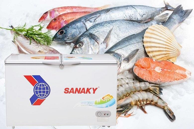 Tủ đông Sanaky 550 lít VH-5699HY, 1 ngăn đông Tủ đông Sanaky 550 lít VH-5699HY, 1 ngăn đông