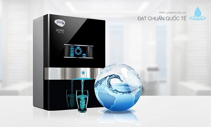 Máy lọc nước Unilever Pureit Mineral RO+UV thích hợp nhiều loại nguồn nước