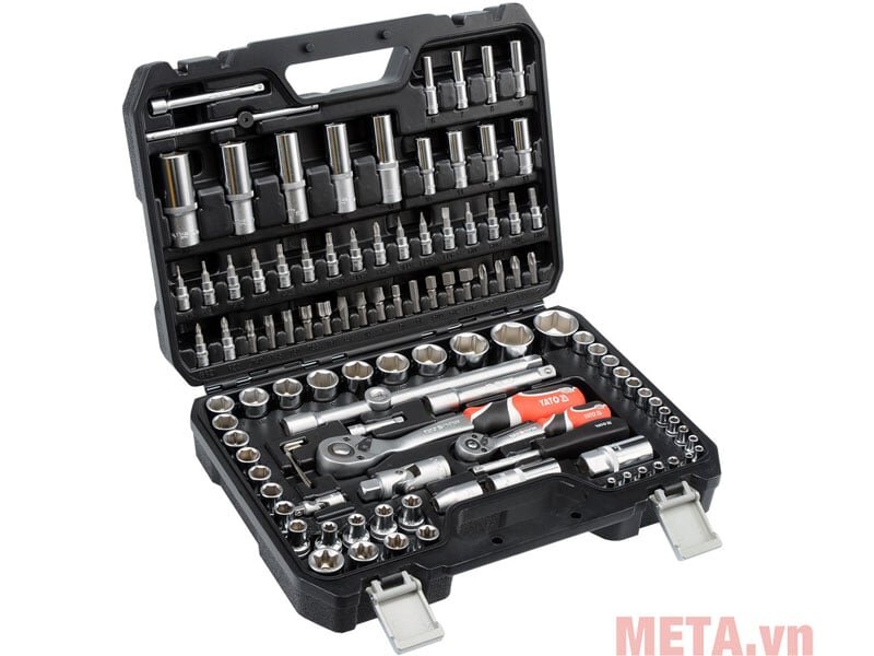 Bộ tuýp cờ lê tay vặn tổng hợp Yato Yt-38791 cho độ bền cao Bộ tuýp cờ lê