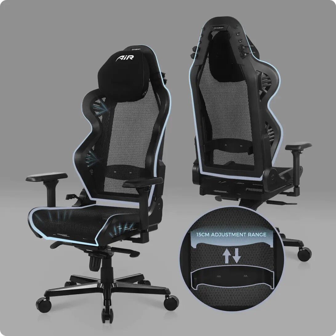 Ghế Gamer DXRacer AIR Series AIR-R1S-N.N-B3 (AIR/D7200/N) 4