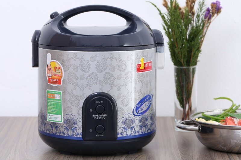 Nồi cơm điện Sharp 2.2 lít KS-R23STV RL Nồi cơm điện Sharp 2.2 lít KS-R23STV RL