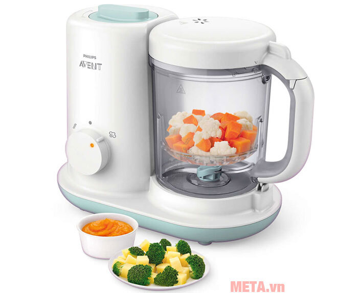 Máy hấp và xay thức ăn 2 trong 1 Avent 862.02 Máy hấp và xay thức ăn 2 trong 1 Avent 862.02